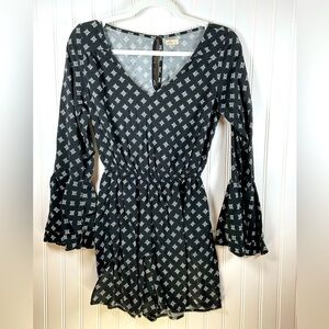 Hollister long sleeve romper